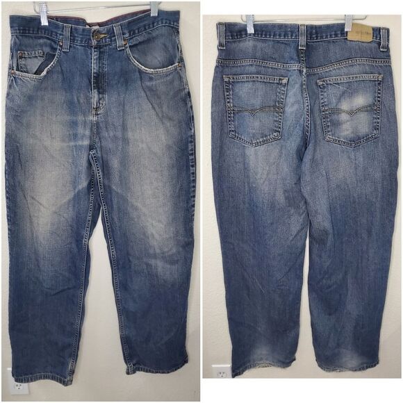 Vintage Anchor Blue Baggy Jeans / Late 1990's & Y2K era - Picture 9 of 9